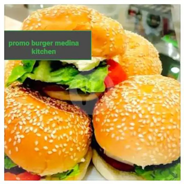 Burger Beef Patties | Roti Bakar Medina Kitchen, Cipondoh