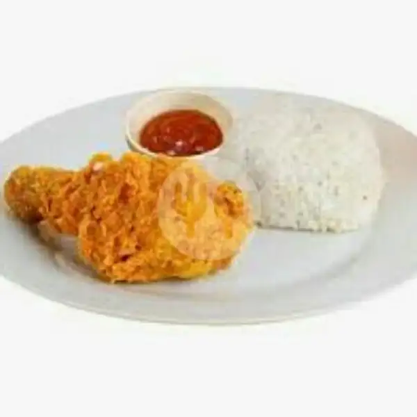 Ayam Goreng Crispy + Nasi | Ayam Geprek Moza - Moza, Samarinda Ulu