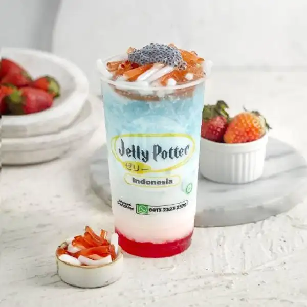Strawberry BlueOcean Mix | Jelly Poter Sambiroto