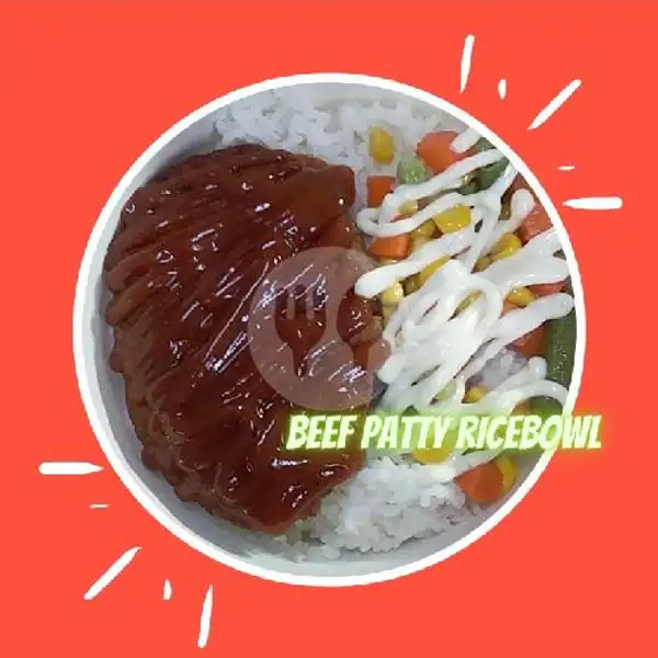 Beef Patty Ricebowl Saos Cheese | Kuzuka Katsu, Antapani
