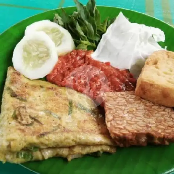 Nasi Telur + Tahu Tempe | Soto Daging Cak Nadi