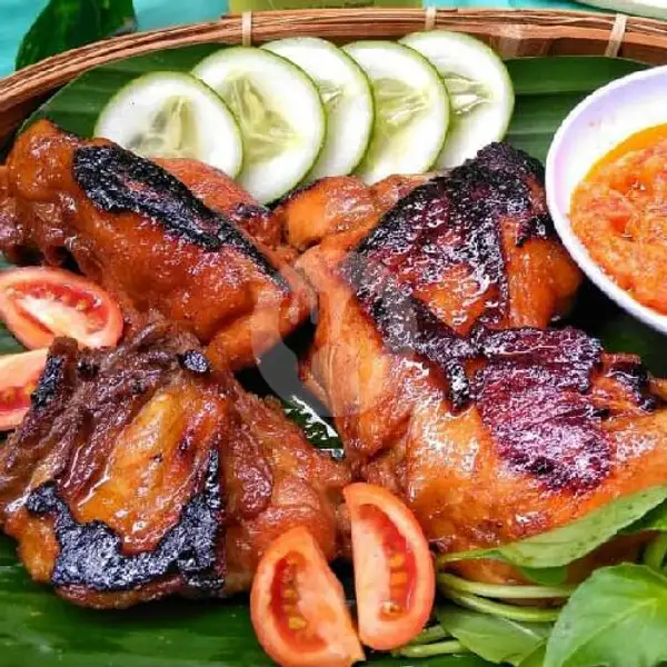 Nasi Timbel Ayam Bakar + Es Teh Manis | Ayam Penyet Dan Ikan Bakar Cafe Oren, Kebon Kacang