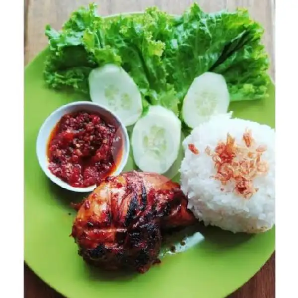 Ayam Bakar Dada + Nasi Putih | Fried Chicken Geprek Alviko