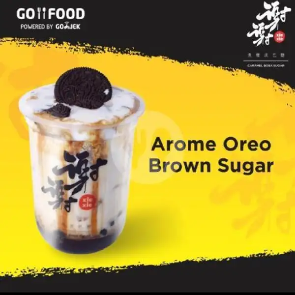 Arome Oreo Brown Sugar | Xie Xie Boba, Sidoarum