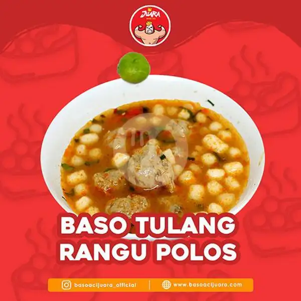 Baso Tulang Rangu Polos | Baso Aci Juara, Coblong Bandung