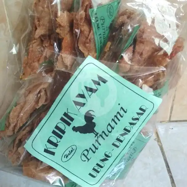 Kripik Ayam Bungkus Besar | Waroeng Rujak LuhMang Combroo, Denpasar