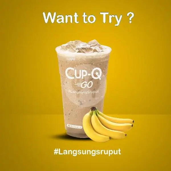 Choco Banana | Cup Q Go Depok, Sersan Aning