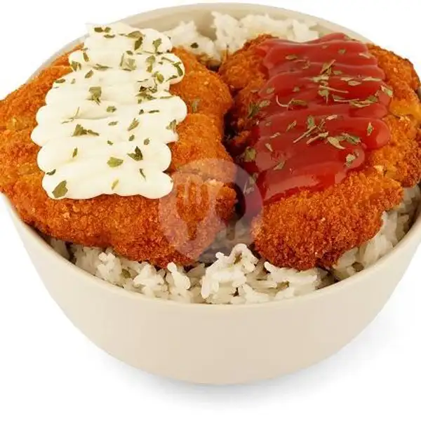 Double Chicken Katsu Japonica Rice | Lawson, Mediterania