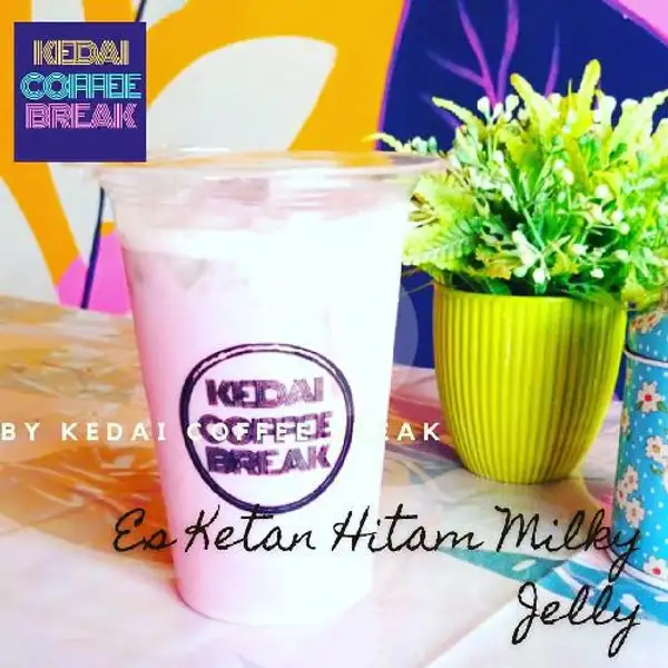 Es Ketan Hitam Milky Jelly | Kedai Coffee Break, Curug