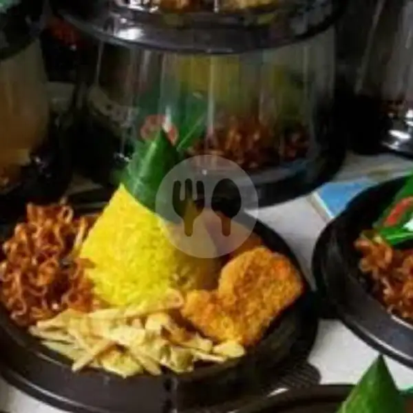 Tumpeng Mini Nasi Putih/ Kuning | Martabak Jadul Minyak Gajeh Bu Indah, Sukun