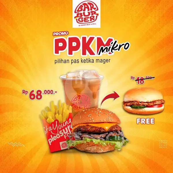 Grand Opening Tebet PPKM | Bar Burger, Cempaka Putih