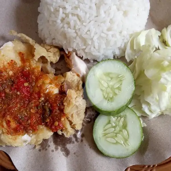 Nasi + Ayam Geprek | Kedai Aa, Kedoyo