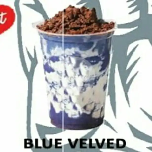 Choco Blue Velvet Cup Besar | Kopi Semangat, Ks Tubun