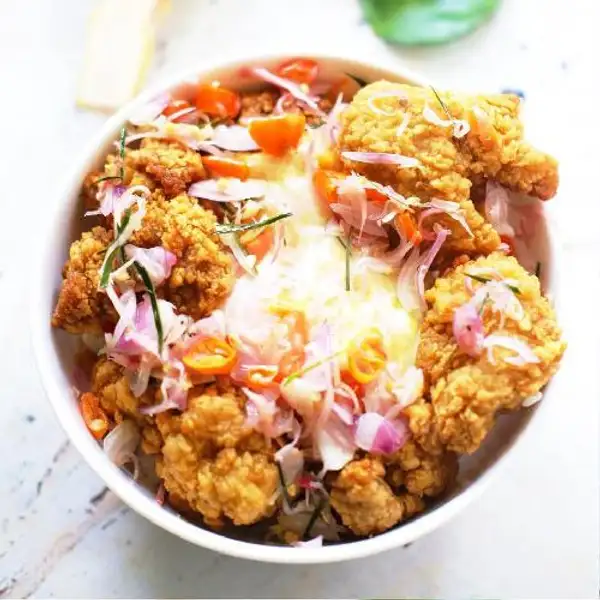 Chicken Samba Lado Mantah Ricebowl | Subag, Dr Moh Hatta