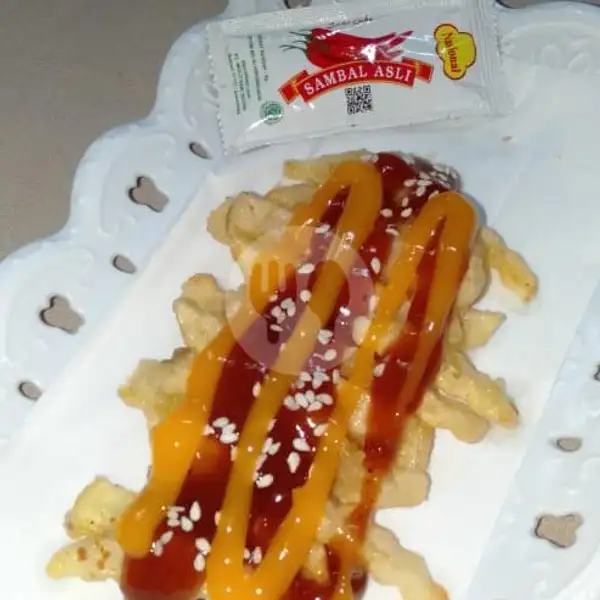 French Fries Saus Cheese Mix BBQ | Tahu Krispi Bento, Kentang Goreng Dan Snack, Imogiri Timur