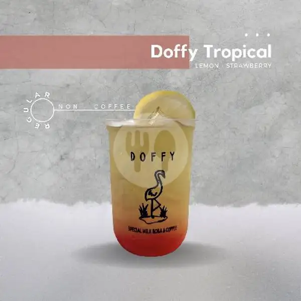 Doffy Tropical (Regular) | Doffy (Milk Boba & Coffee) Di Samping Angkringan Mas Tumin M. Yamin Samarinda