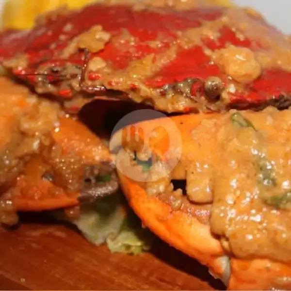 Kepiting Full Telor Uk Besar Saus Telur Asin | Seafood Jontor Nia, Mulyorejo