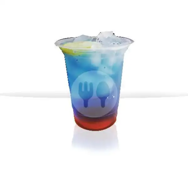 Blue Blood Mocktail | Uye Drink, Bunga Merak 7