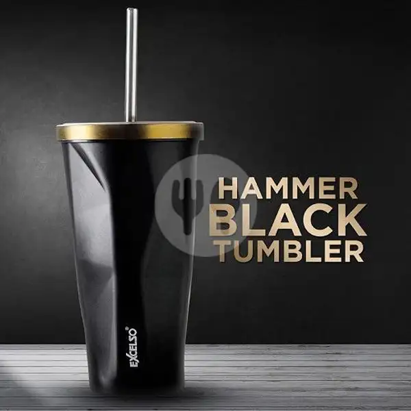 Tumbler Hammer Black | Excelso Coffee, Level 21 Mall