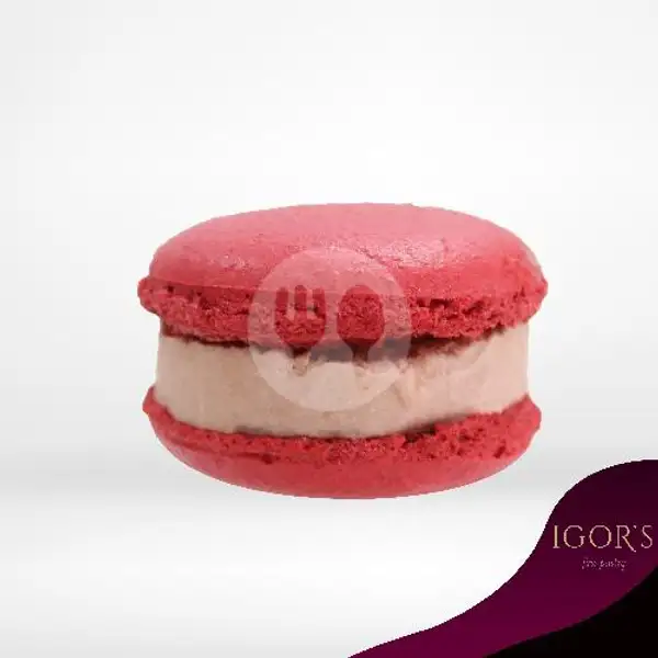 Ice Cream Macaroon Strawberry Leci | Igor's Pastry, Biliton