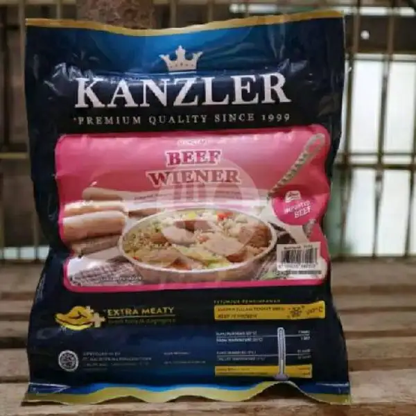Kanzler Beef Wiener | White Soil Frozen Food, Gamping