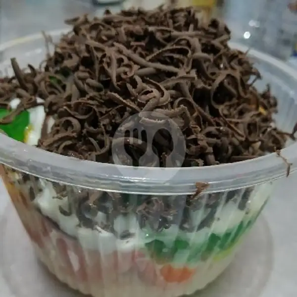 Salad Buah Spesial Coklat | Kedai Es Jus Mong Mong, Kebo Iwa Utara