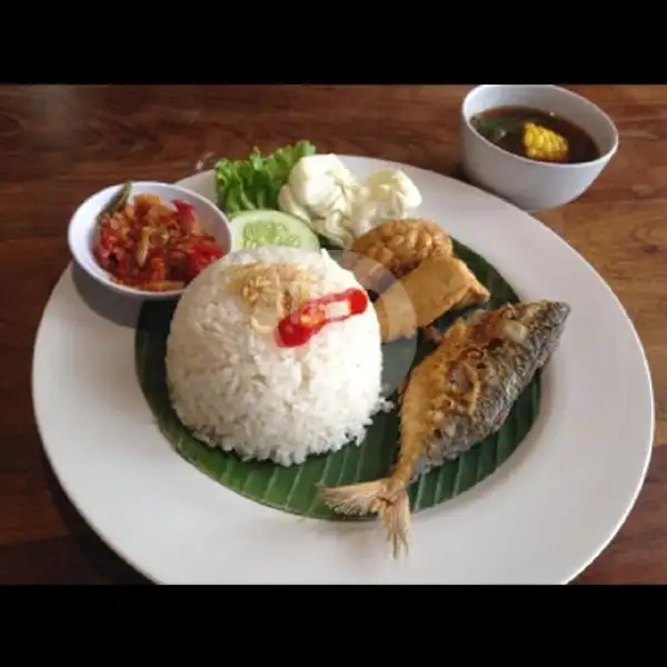 Nasi Ikan Asin | Nasi Campur Sederhana
