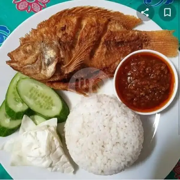Nasi Ikan Nila Goreng(sambel Dower) | Dapur Bawang(Sambel Dower)