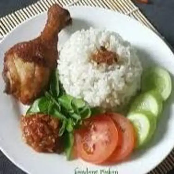 Ayam Goreng Lalapan | Tempong Mas Nur, Tukad Badung