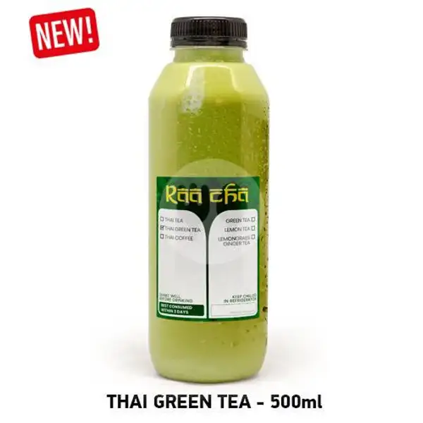 Thai Tea Green Tea - 500 ml | Raa Cha Suki & BBQ, TSM Bandung