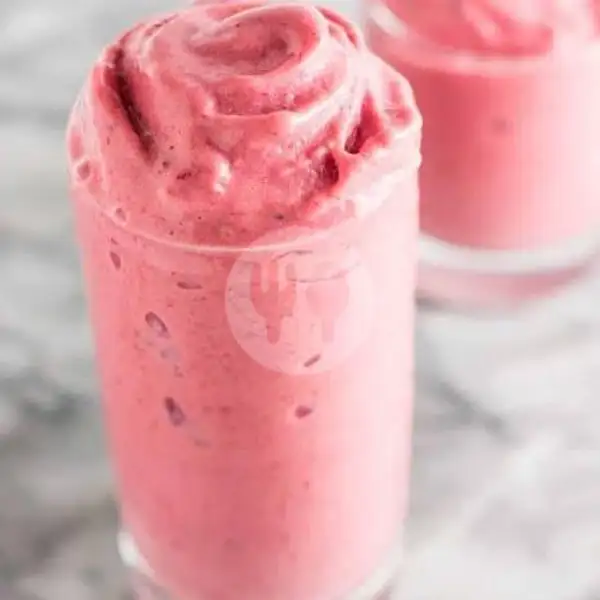 Milk Shake Yogurt Strawberry | Warung Makan Bu Ratna, Grogol