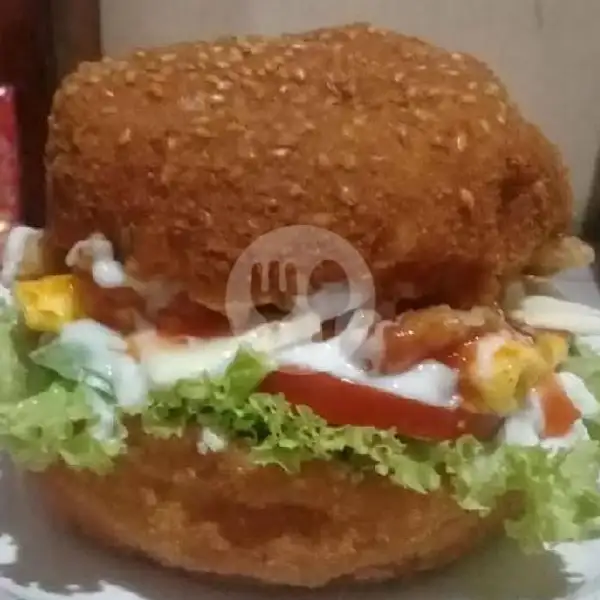 Burger Goreng Telor | Burger Goreng Snoopey & Pastry, Kramat Kwitang Kecil