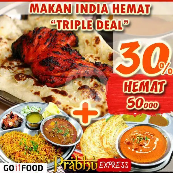 Diskon 30% Triple Deal | Prabhu Curry House, Prabudimuntur