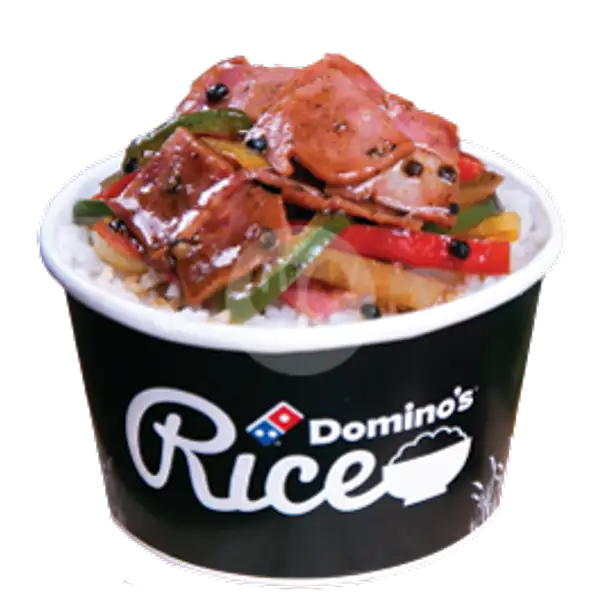 Beef Black Pepper Rice Personal | Domino's Pizza, Pasar Baru