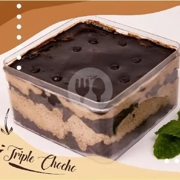 Kue Dessert Box Triple Choco | Fuyuku dessert Box