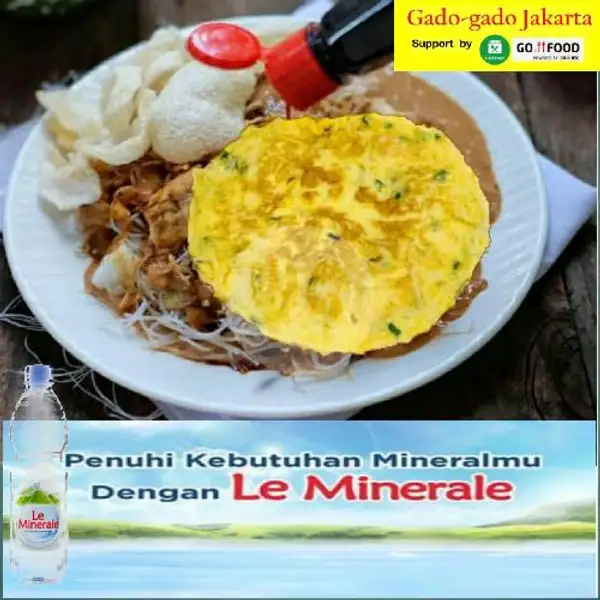 Ketoprak Telur + Le Minerale | Gado-gado Jakarta & Tahu Tek Telur, Denpasar