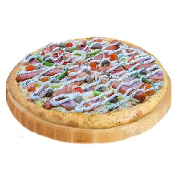 American Frankie Sausage | Domino's Pizza, Tlogosari
