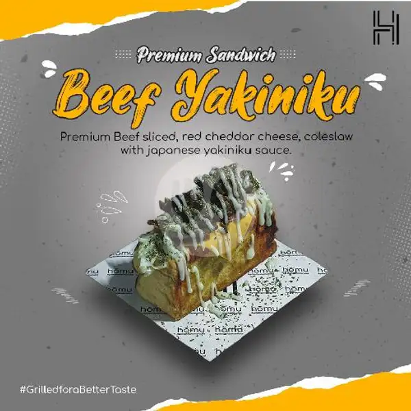 Beef Yakiniku | Homu Premium Sandwich