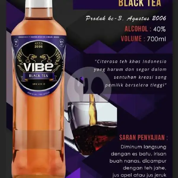Vibe Black Tea 700 Ml + Free Schweppes Tonic | Vhanessa Snack, Beer, Anggur & Soju, Puskesmas