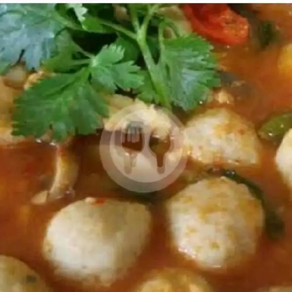 baso ikan hot + nutrisari | Warung Seblak Fadillah, Mulyasari