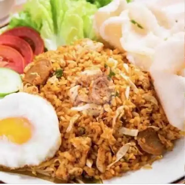 Nasi goreng sosis+telur | Pecel Ayam & Ayam Geprek DZ, Gg Mela