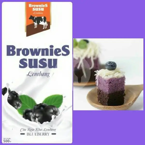 Brownies Susu Lembang Blueberry | Bolu Susu Lembang Adinda, Kiaracondong