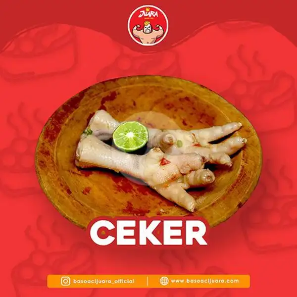 Ceker 2 pcs | Baso Aci Juara, Denpasar Bali