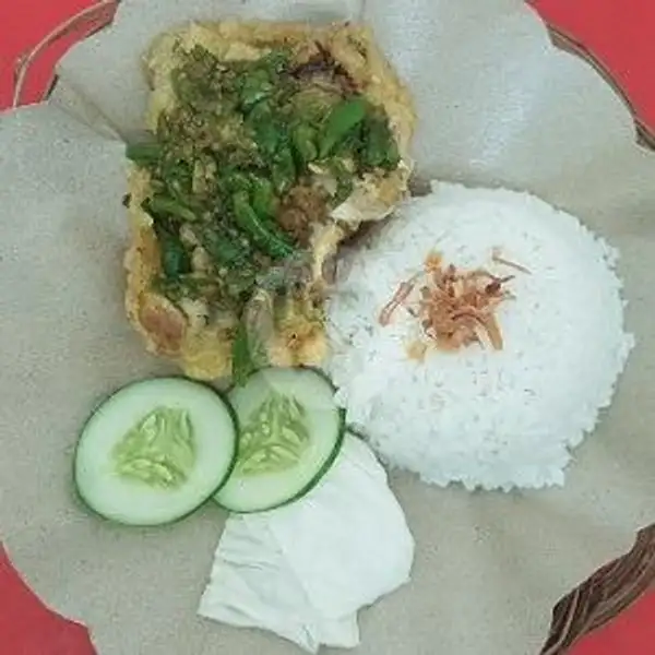 Ayam Cabe Ijo + Nasi | Ayam Geprek Mpok IIN, Citra Renggali