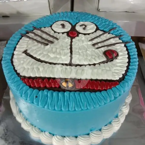 Kue Ulang Tahun Doraemon Bulat Ukuran 20 | ANEKA ULANG TAHUN TATA SULE