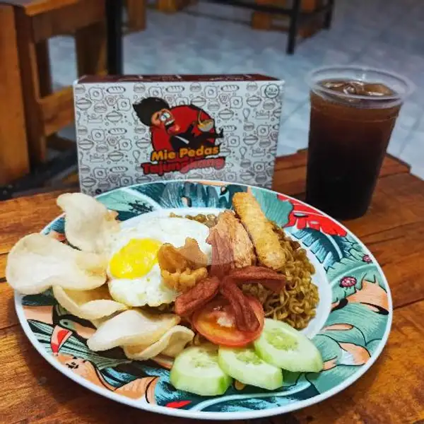 Paket Combo Tajungkang + 2 Lycee Tea Ice | Mie Pedas Tajungkang Sanduak Tampuruang, Pekanbaru