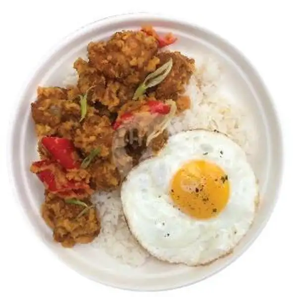 Salted Egg Dory Ricebowl | Bruno Allday Cafe, Denpasar