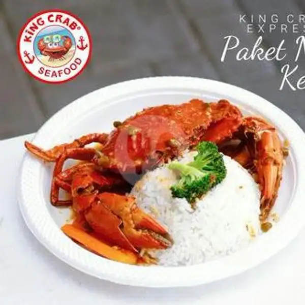 Crab Rice Bowl | Kepiting Lobster - King Crab Seafood, Sudirman Street