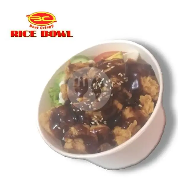 Chicken Crispy Rice bowl Saos Lada Hitam | Hot Crispy 