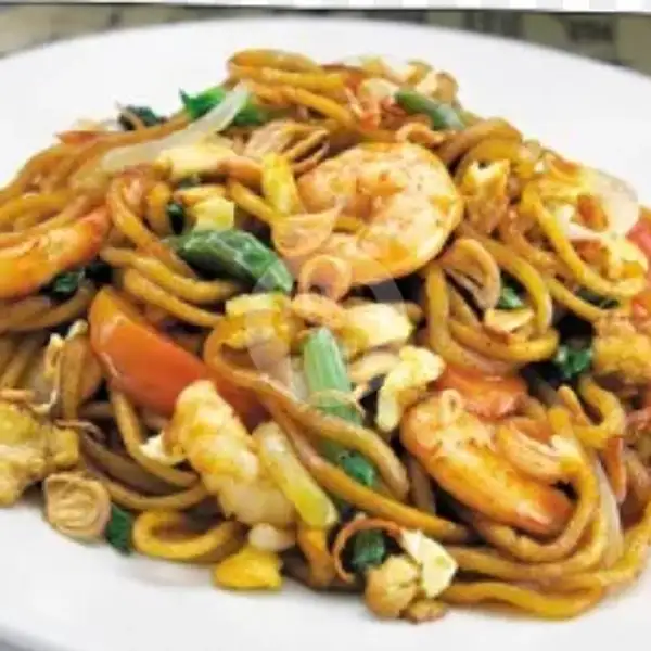 Mie Goreng Seafood ( Cumi, Udang ) | Nasi Goreng Hijau ( One' ), Duren Sawit